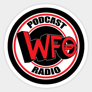 7 inch WFO logo Sticker